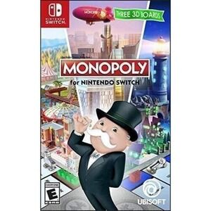 Monopoly Nintendo Switch Video Game Ubisoft 3D Boards Everyone ESRB